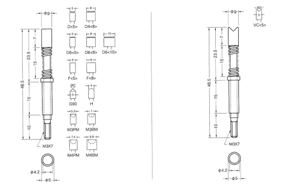 日本三桂SANKEI探针CP50-SPS CP50-SPL CP50-SPH C...